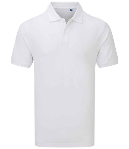 Premier Essential Unisex Polo Shirt PR995 in White – front