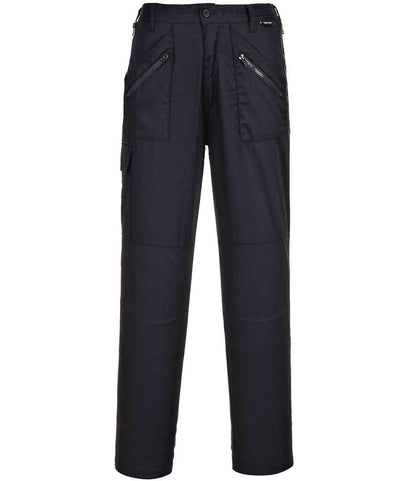 Portwest Ladies Action Trousers PW707 in Black – front