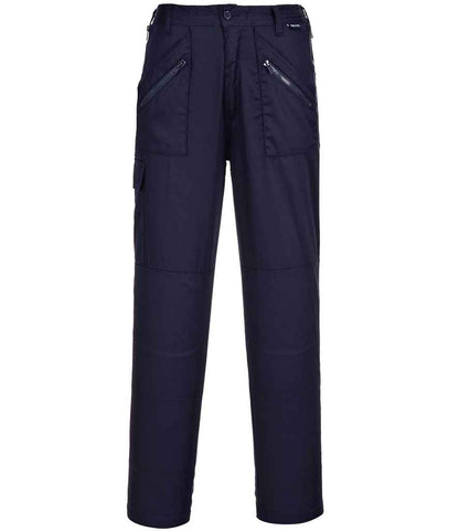 Portwest Ladies Action Trousers PW707 in Navy – front