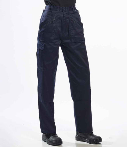 Portwest Ladies Action Trousers PW707 in Navy – model
