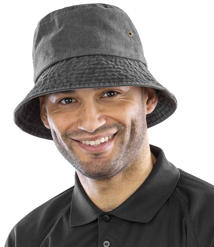 Result Cotton Vintage Bucket Hat - RC093
