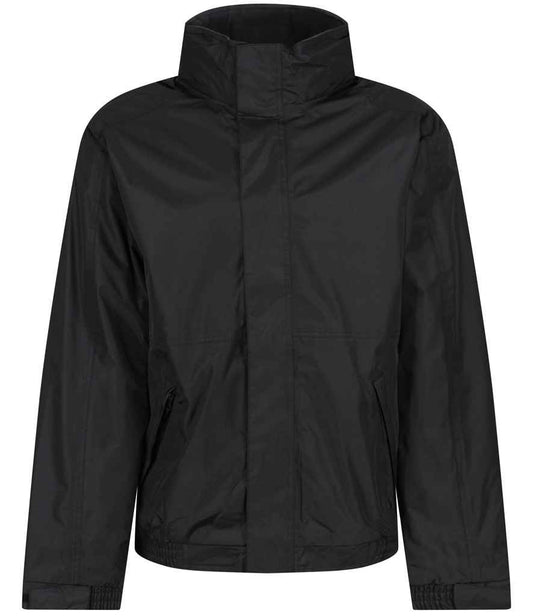 Regatta Dover Waterproof Insulated Jacket RG045 in Black/Ash – front