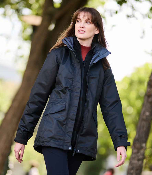 Regatta Ladies Benson III 3-in-1 Breathable Jacket RG077 in Black/Black – model