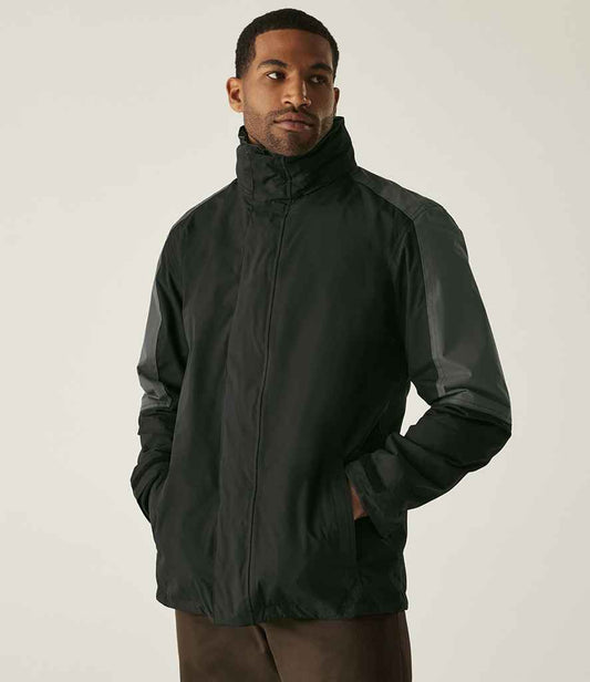 Regatta Defender III 3-in-1 Jacket RG085 in Black/Seal Grey – model