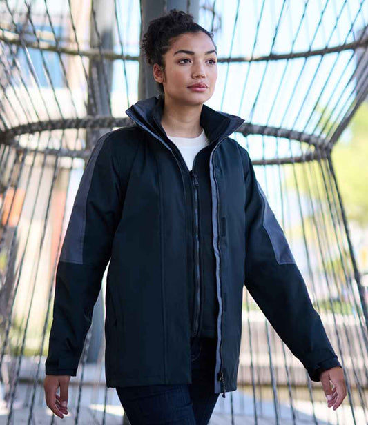 Regatta Ladies Defender III 3-in-1 Jacket RG086 in Black/Seal Grey – model