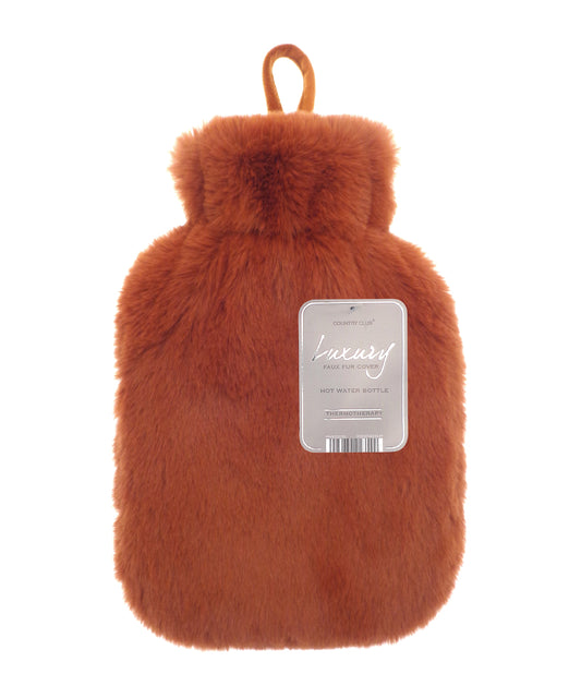 Super Luxury Faux Fur Hot Water Bottle and Cover - RI021
