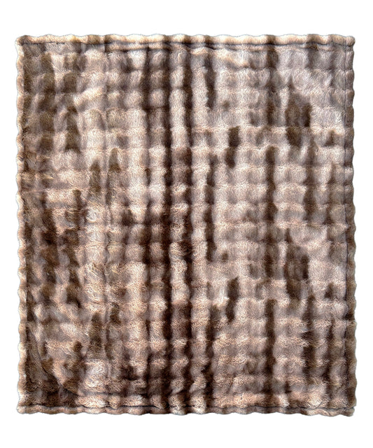 Luxury Faux Fur Heated Throw (127 x 152Cm) - RI034