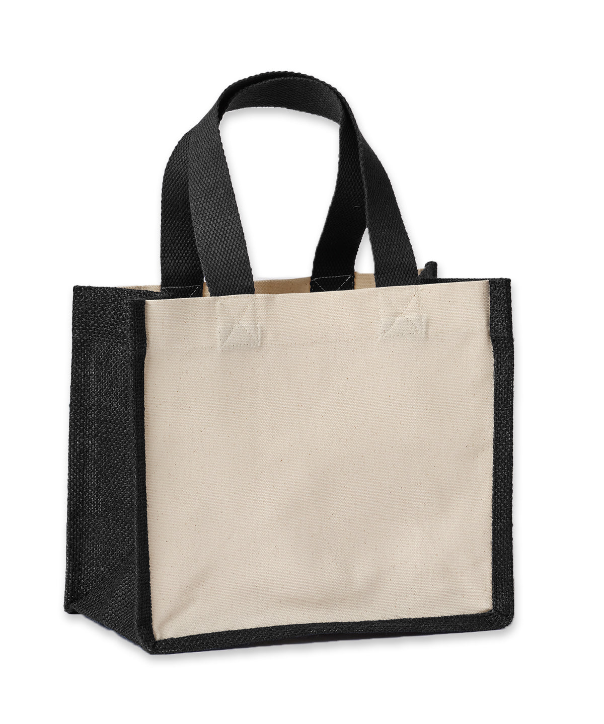 Jute Canvas Panel Shopper - RL201