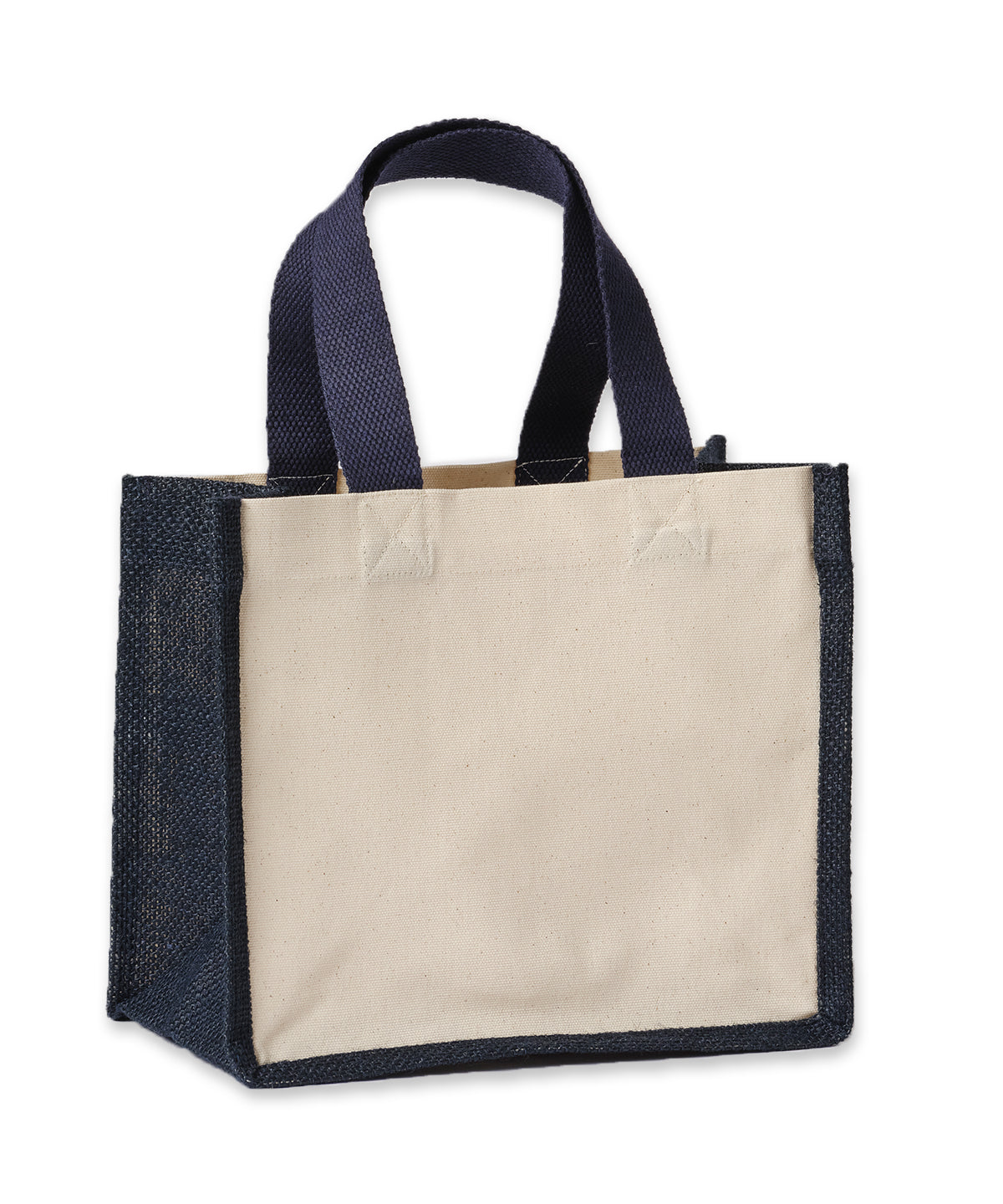 Jute Canvas Panel Shopper - RL201