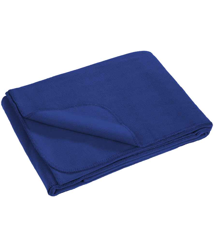 Result Recycled Polarthermic Fleece Blanket RS939 in Royal Blue – front