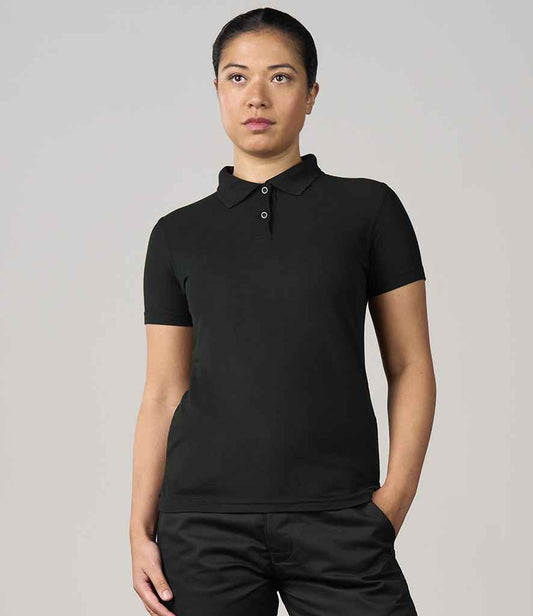 Pro RTX Ladies Pro Polyester Polo Shirt RX105F in Black – model