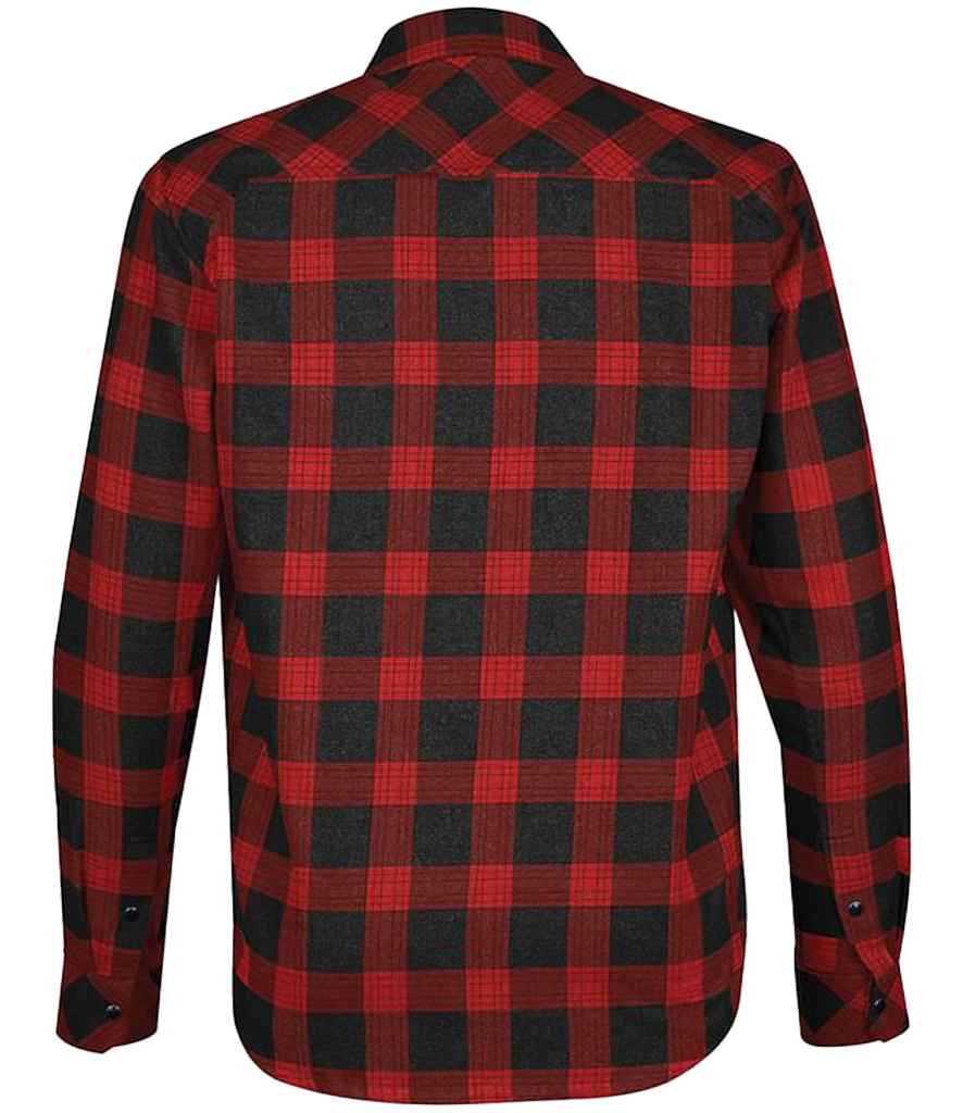 SFX1 Black/Red Plaid Back