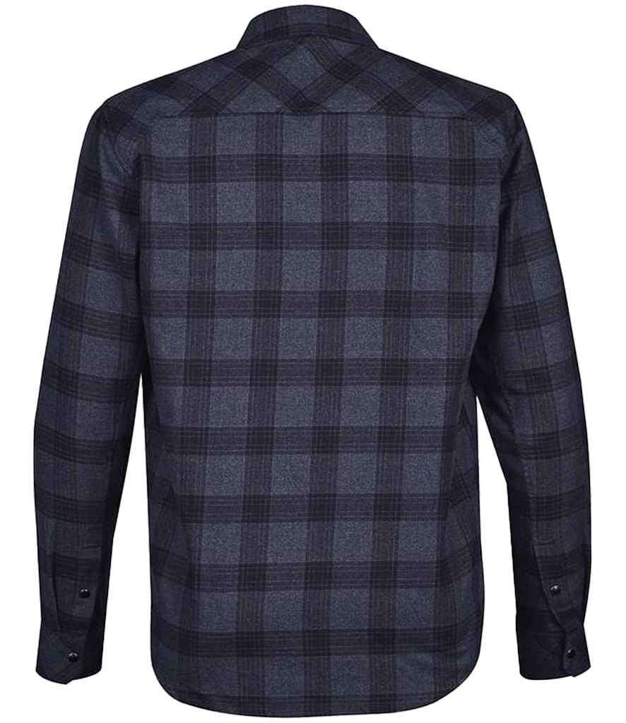 SFX1 Navy Plaid Back