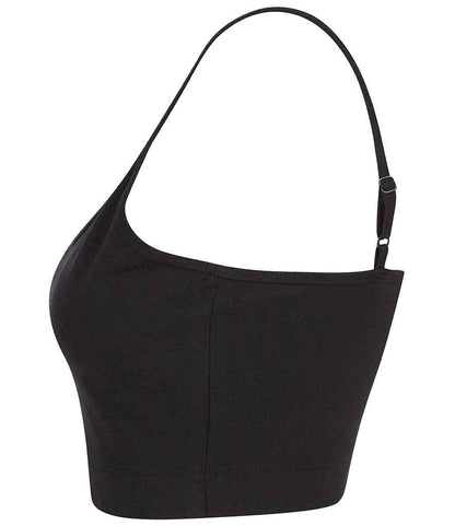 SF Clothing Ladies Sustainable Fashion Cropped Cami Vest Top SK230 in Black – side