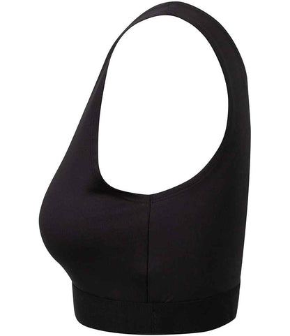 SF Clothing Ladies Fashion Crop Top SK236 in Black/Black – side