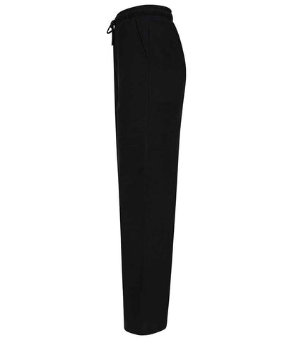 SF Clothing Ladies Sustainable Fashion Wide Leg Joggers SK431 in Black – side