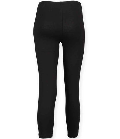 SF Clothing Ladies 3/4 Leggings SK68 in Black – back