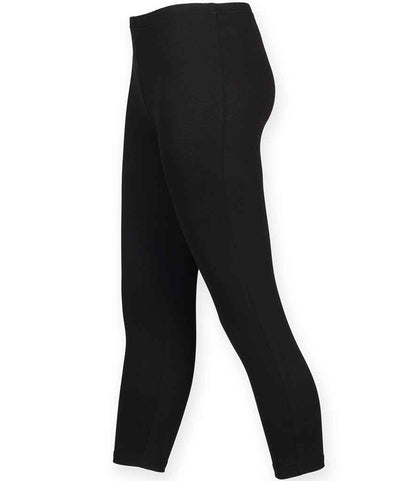 SF Clothing Ladies 3/4 Leggings SK68 in Black – side