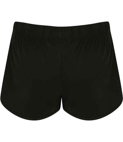 SF Clothing Ladies Retro Shorts SK69 in Black/Black – back