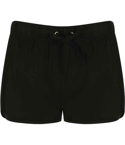 SF Clothing Ladies Retro Shorts SK69 in Black/Black – front