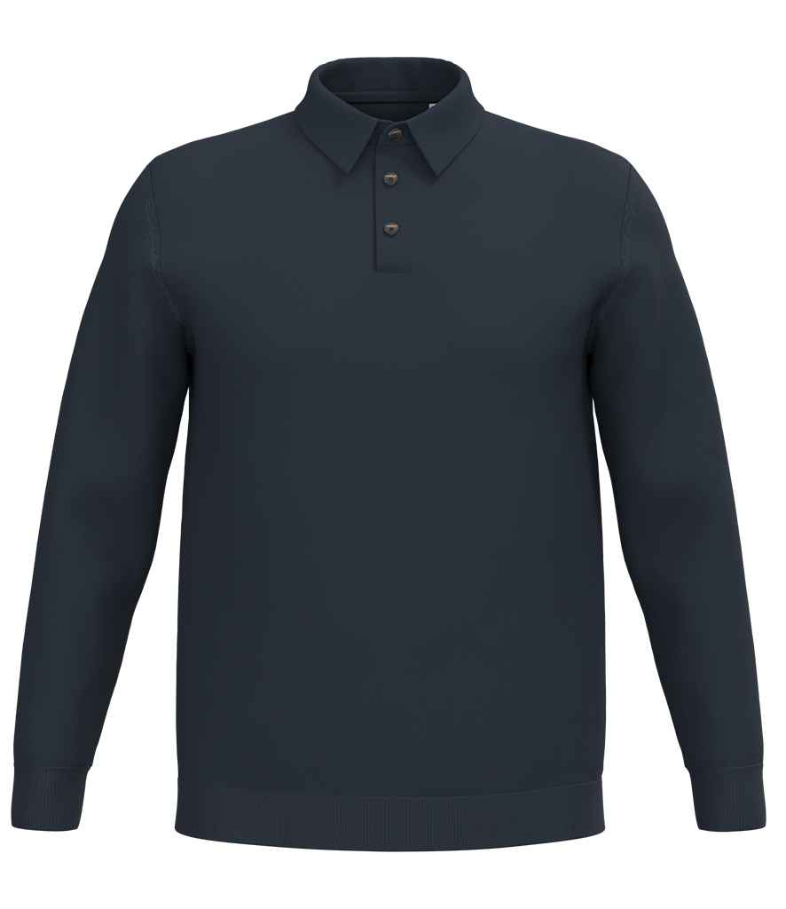 Spasso Knitted Long Sleeve Polo Shirt - SP204