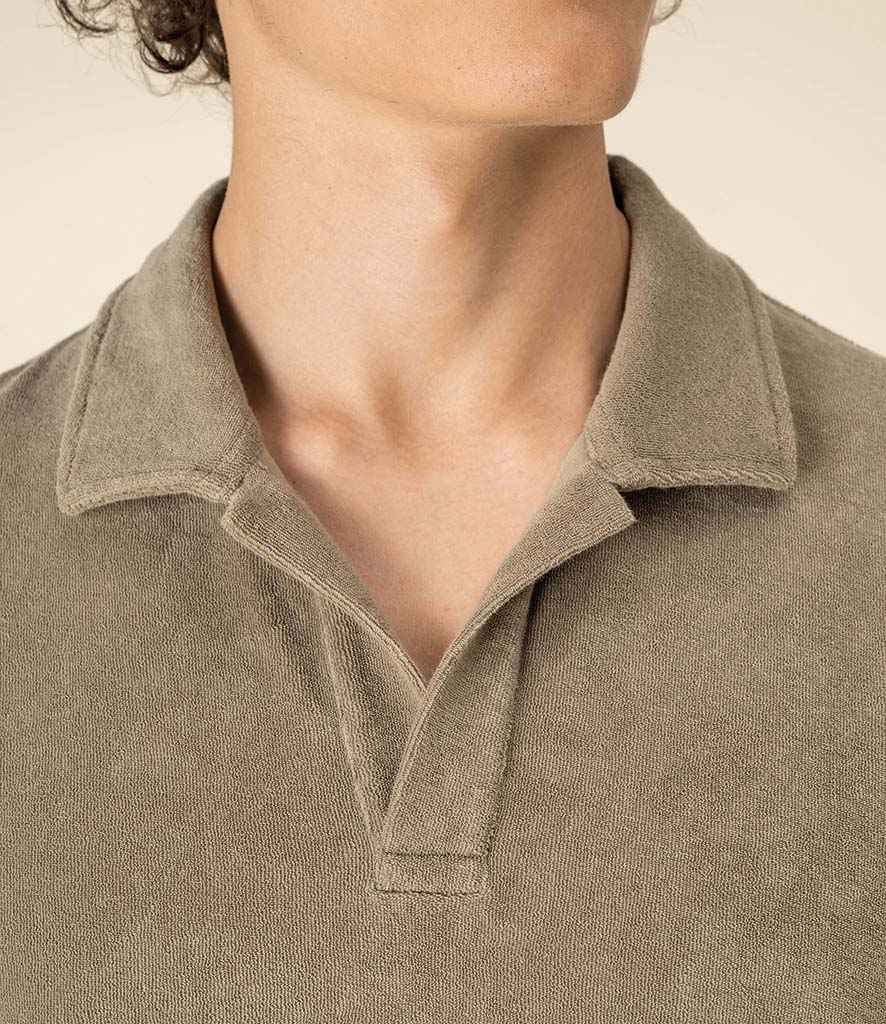 Spasso Terry Towel Polo Shirt - SP229