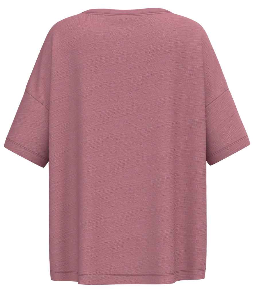 Spasso Ladies Oversized Slub T-Shirt - SP304