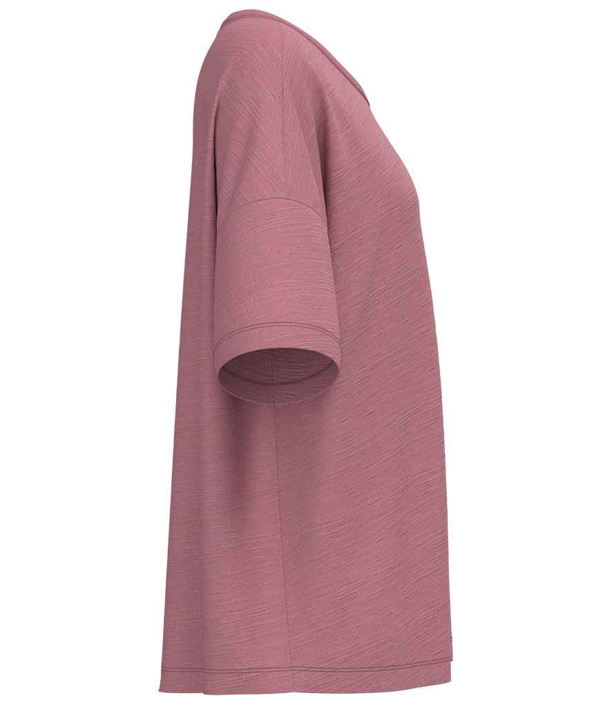 Spasso Ladies Oversized Slub T-Shirt - SP304