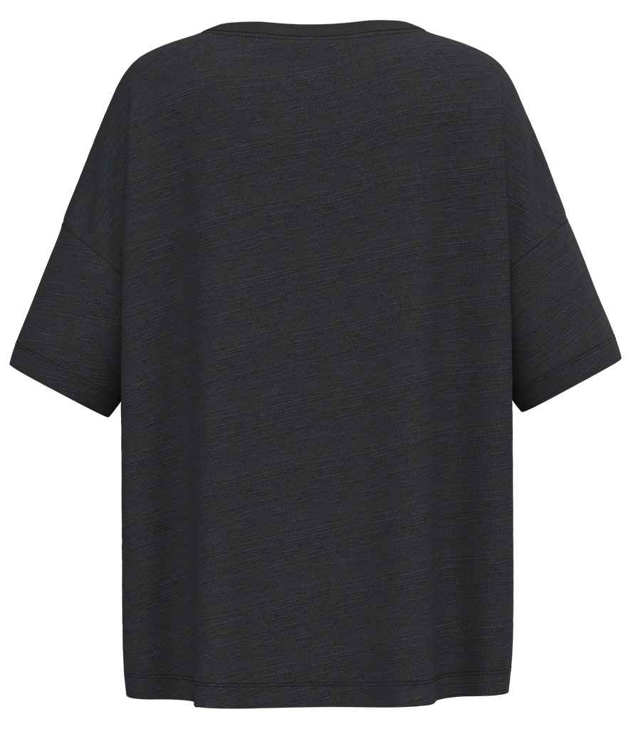 Spasso Ladies Oversized Slub T-Shirt - SP304