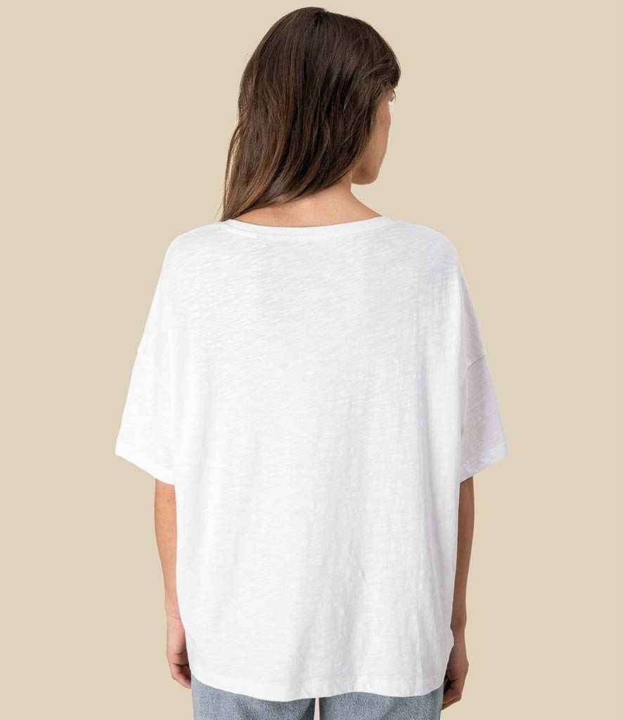 Spasso Ladies Oversized Slub T-Shirt - SP304
