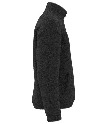 Spasso Unisex Sherpa Drop Shoulder 1/4 Zip Sweat - SP403