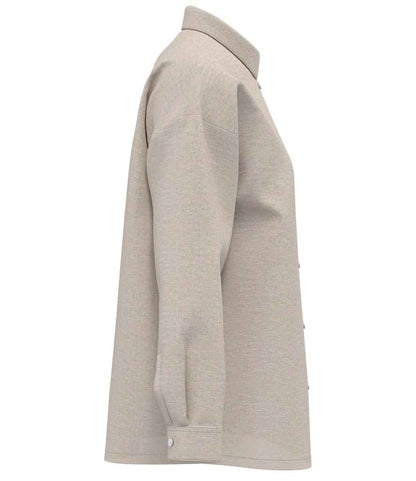 Spasso Ladies Long Sleeve Oversized Linen Shirt - SP501