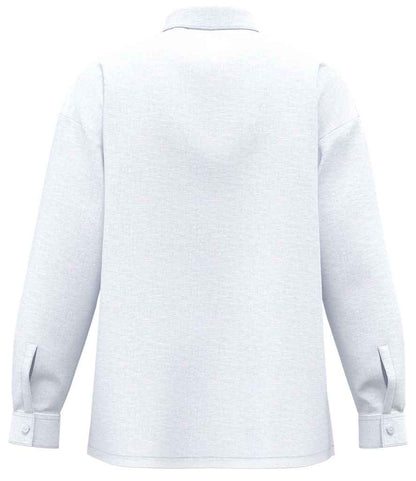 Spasso Ladies Long Sleeve Oversized Linen Shirt - SP501