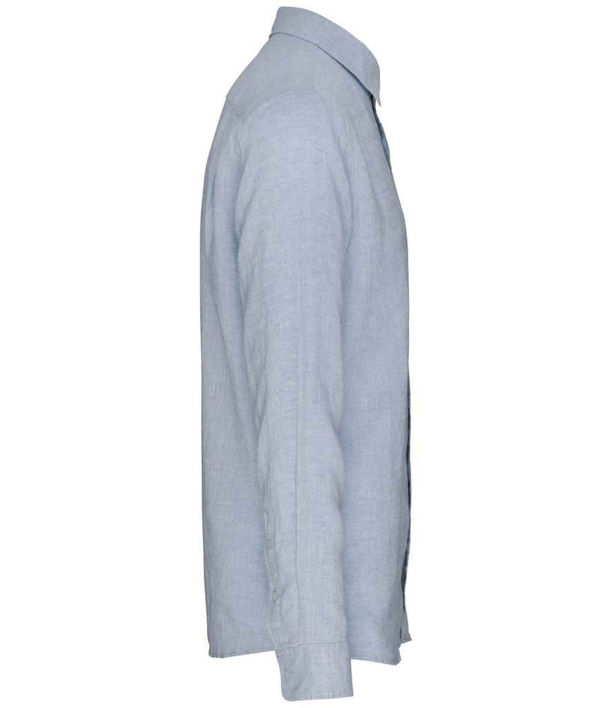 SP504 Linen Blue Side