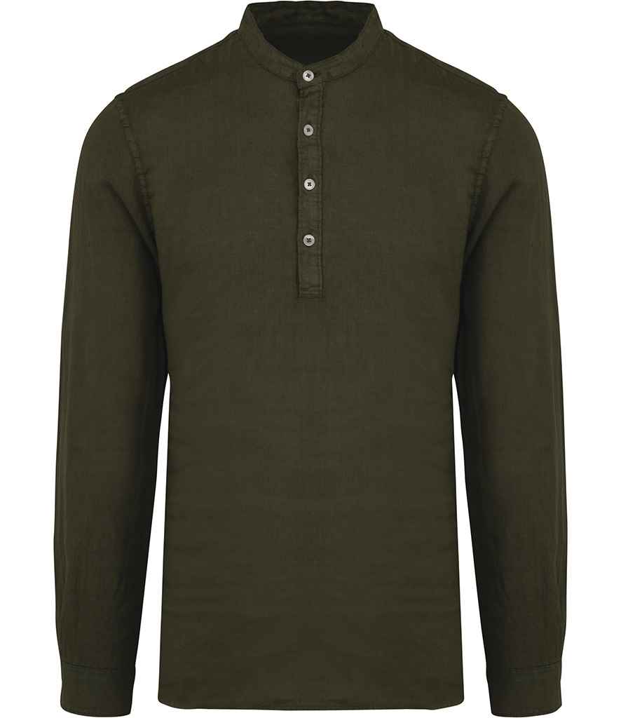 SP507 Washed Organic Khaki Front