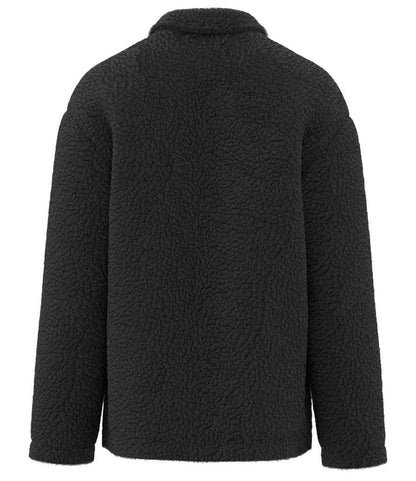 Spasso Unisex Sherpa Drop Shoulder Overshirt - SP508