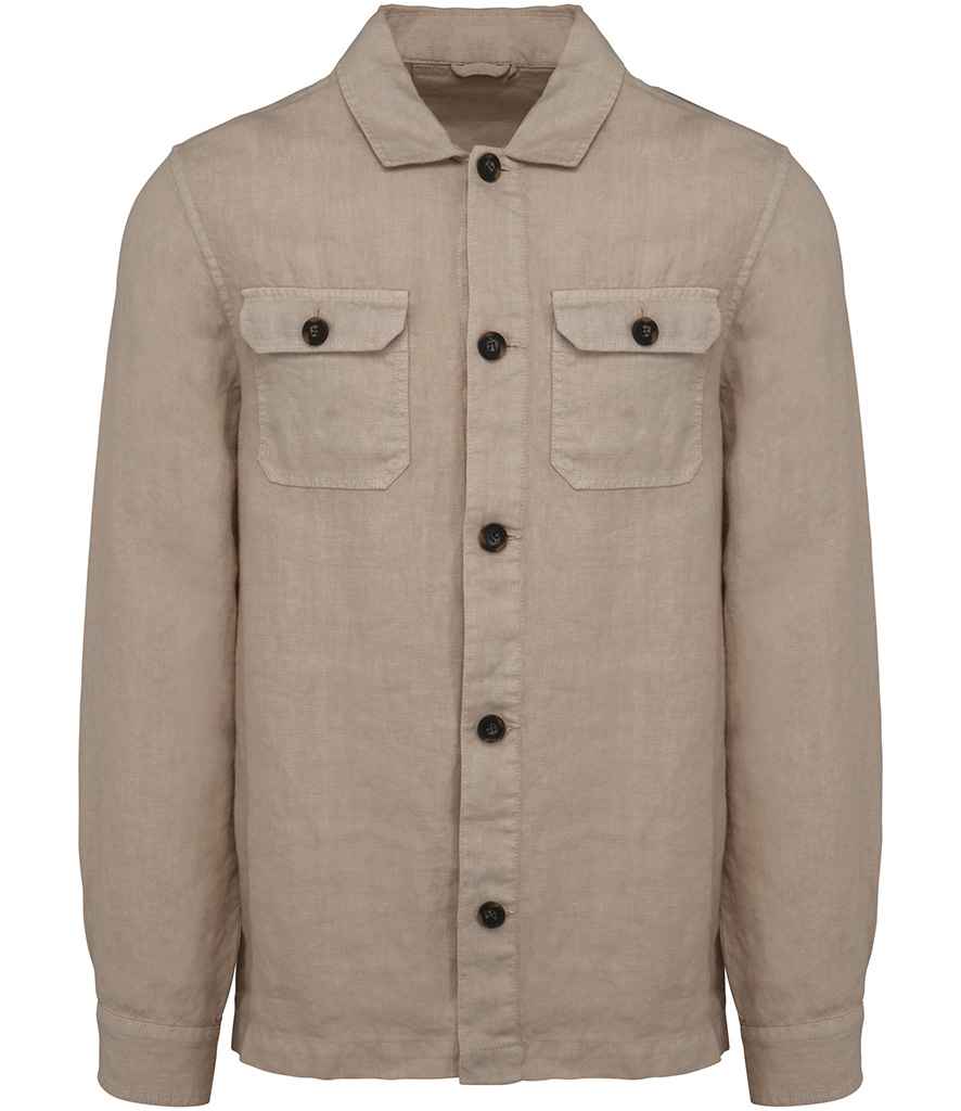 SP516 Washed Linen Sand Front
