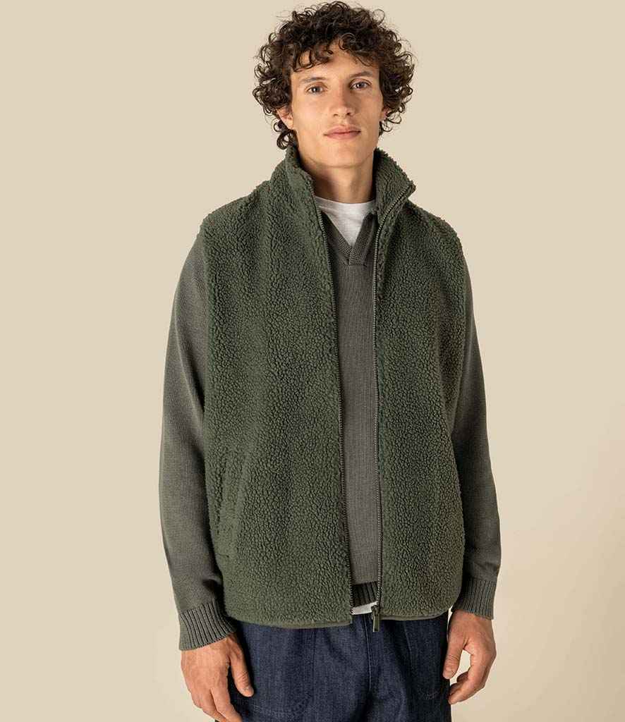 Spasso Unisex Sherpa Bodywarmer - SP603