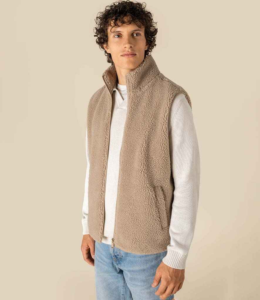 Spasso Unisex Sherpa Bodywarmer - SP603