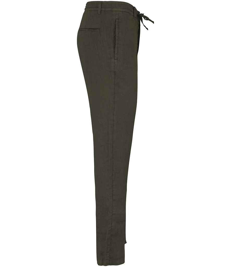 SP732 Washed Organic Khaki Side