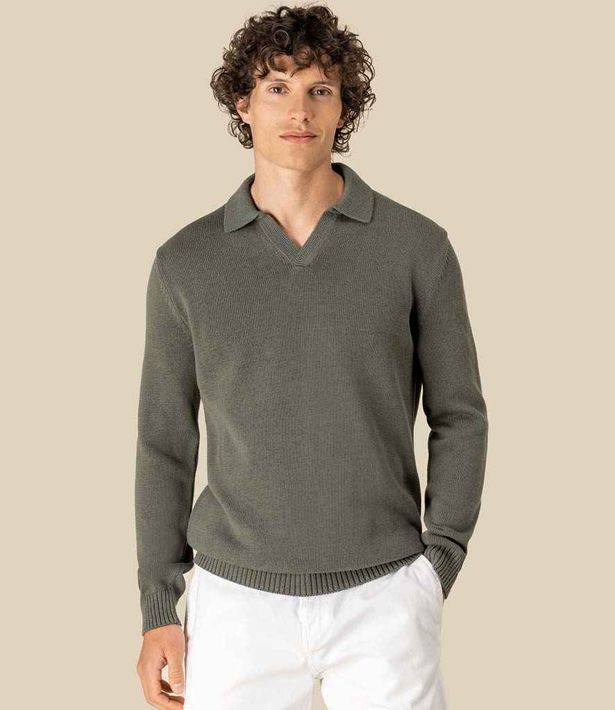 Spasso Polo Collar Jumper - SP901