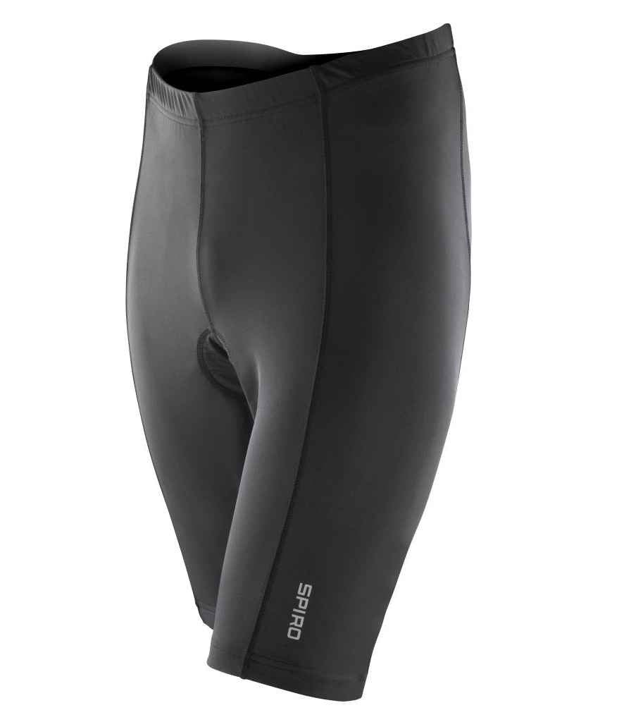 Spiro Bikewear Padded Shorts SR187M in Black – front