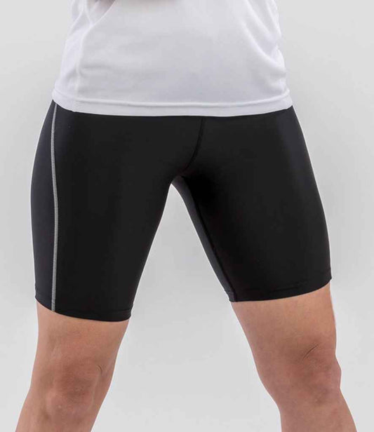 Spiro Ladies Bodyfit Base Layer Shorts SR250F in Black – model