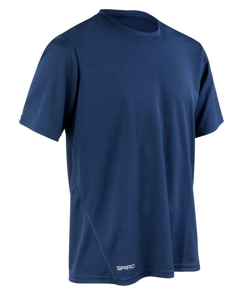 Spiro Quick Dry Performance T-Shirt SR253M in Navy – front