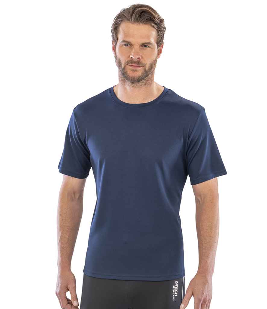 Spiro Quick Dry Performance T-Shirt SR253M in Navy – model