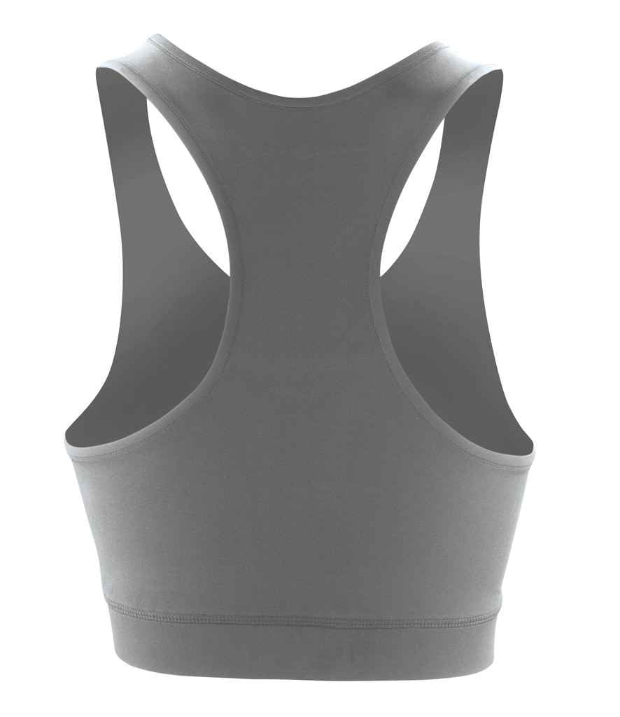 Spiro Impact Ladies Softex Crop Top SR282F in Cloudy Grey – back