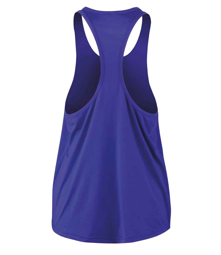 Spiro Impact Ladies Softex Tank Top SR285F in Sapphire Blue – back
