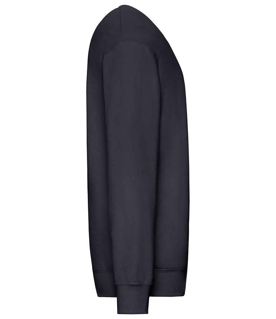 Fruit of the Loom Lightweight Drop Shoulder Sweatshirt SS123 in Deep Navy – side