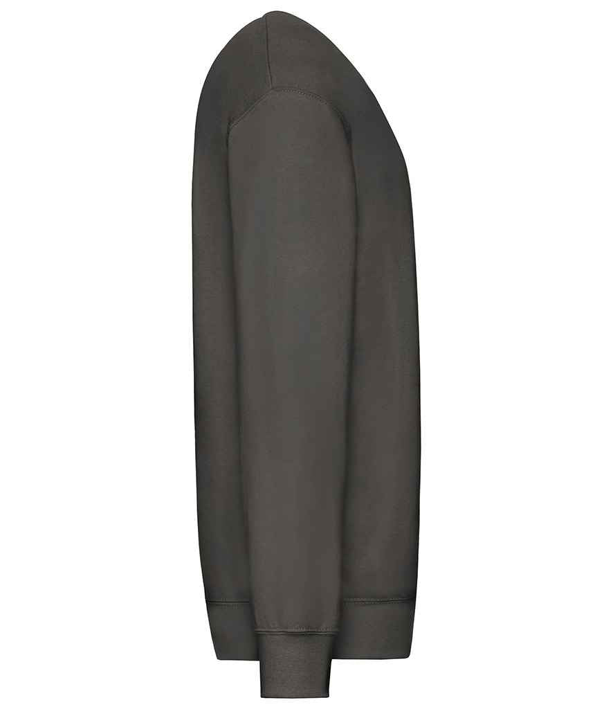 Fruit of the Loom Lightweight Drop Shoulder Sweatshirt SS123 in Light Graphite – side