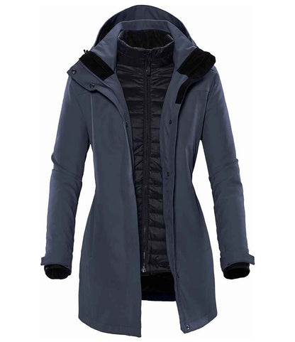 Stormtech Ladies Avalante System 3-in-1 Jacket SSJ2W in Navy Twill – front